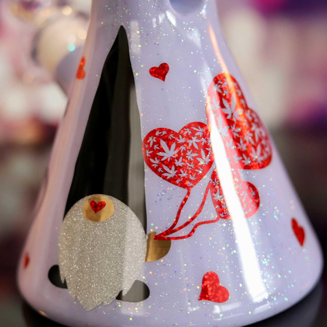 14" PEEK-A-B00 SWEETHEART GNOME BONG - Cloud Cat