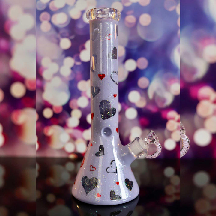 14" PEEK-A-B00 SWEETHEART GNOME BONG - Cloud Cat
