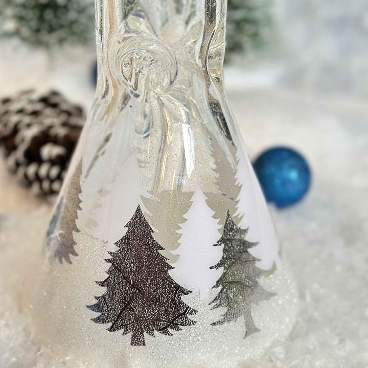 14" WINTER WONDERLAND BEAKER BONG - Cloud Cat