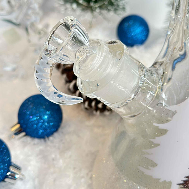 14" WINTER WONDERLAND BEAKER BONG - Cloud Cat