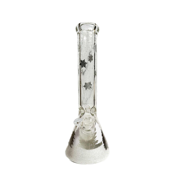 14" WINTER WONDERLAND BEAKER BONG - Cloud Cat