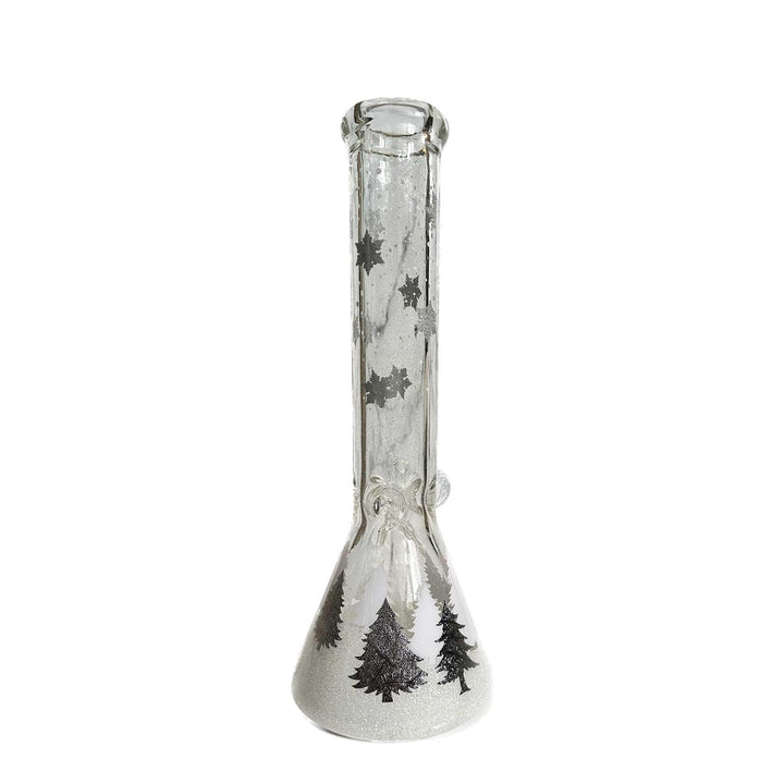 14" WINTER WONDERLAND BEAKER BONG - Cloud Cat