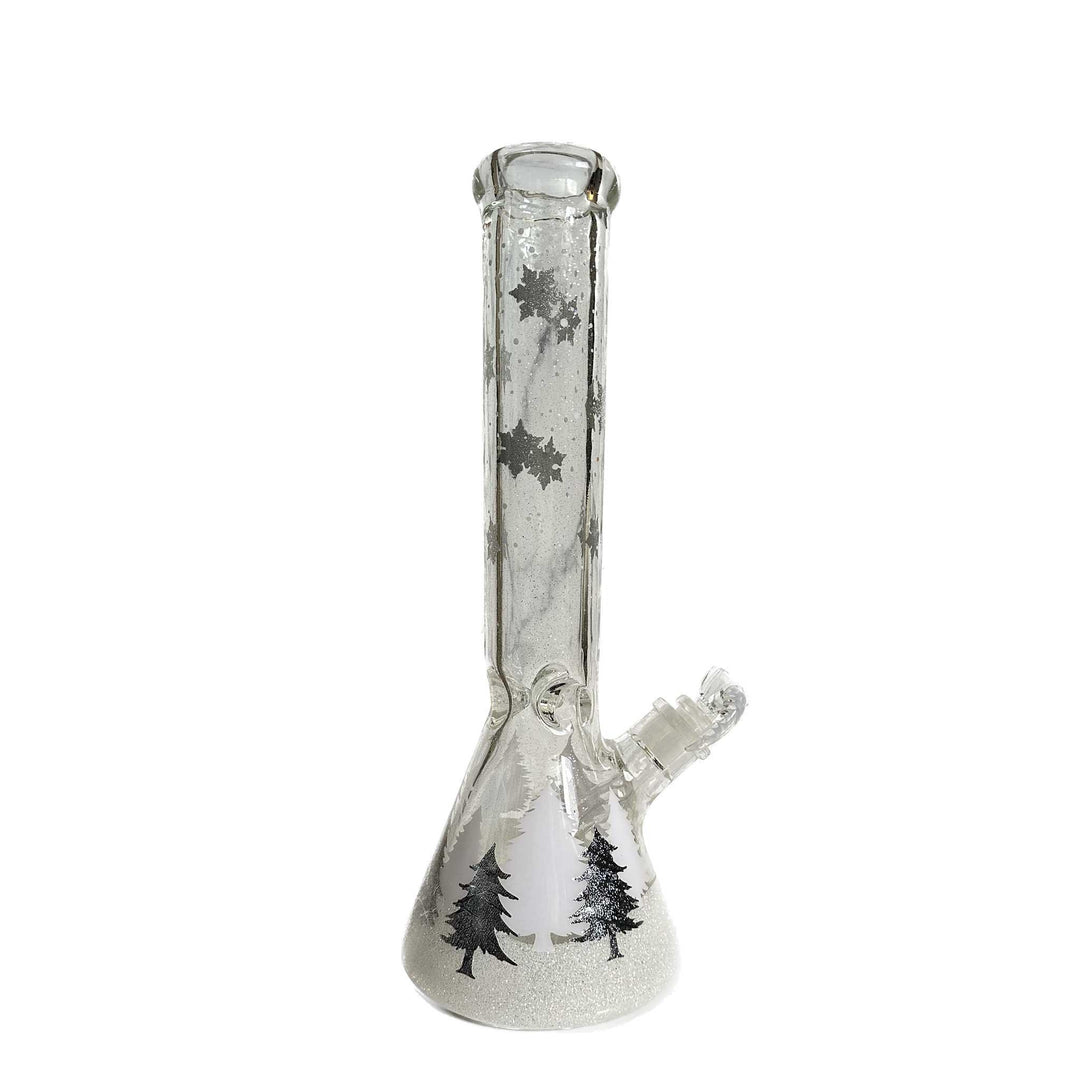 14" WINTER WONDERLAND BEAKER BONG - Cloud Cat