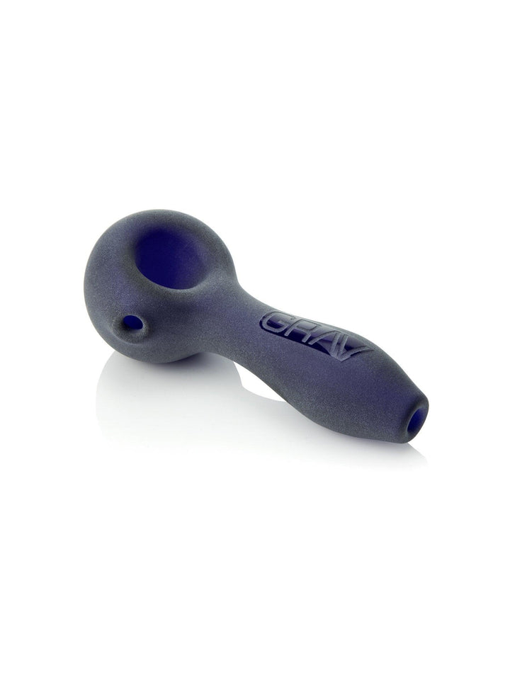 4" GRAV® SANDBLASTED SPOON PIPE - Cloud Cat