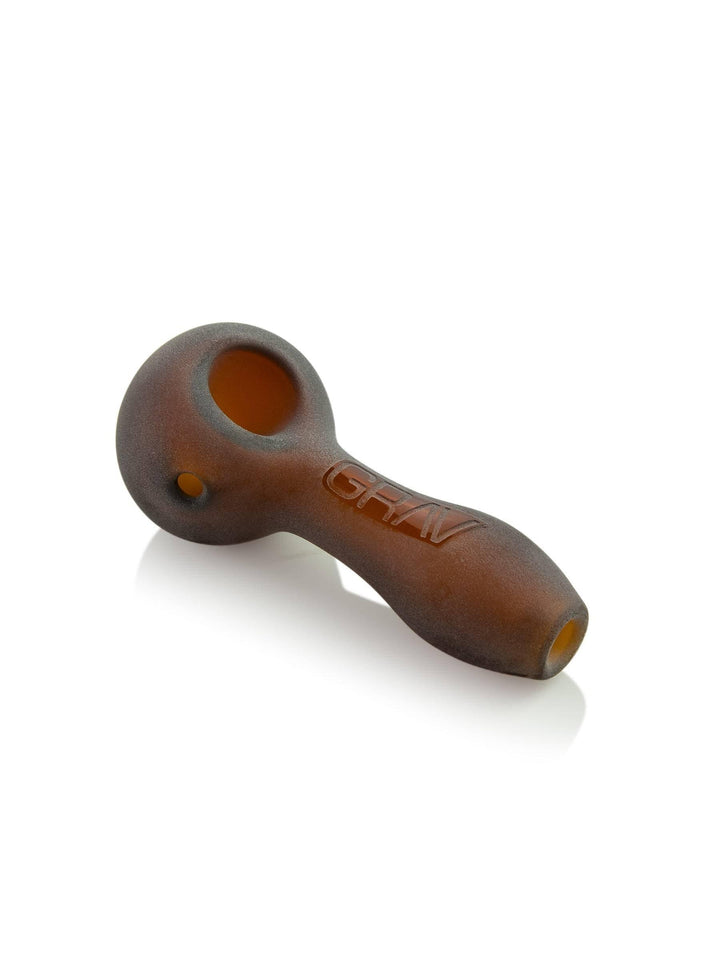 4" GRAV® SANDBLASTED SPOON PIPE - Cloud Cat