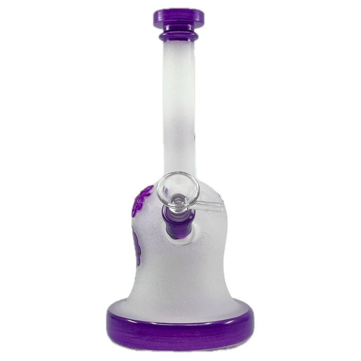8" Frosted Blossom Bong