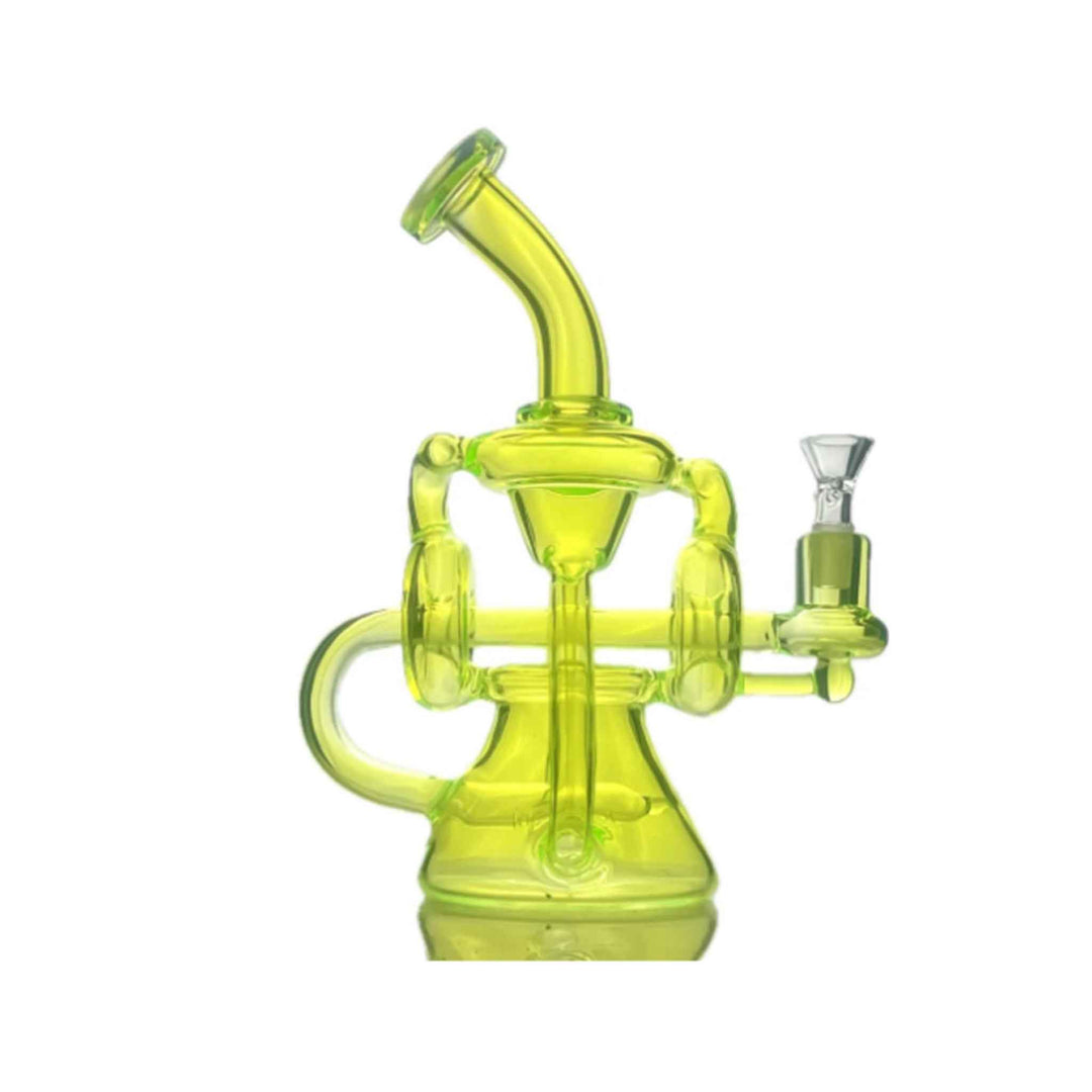 Neon Mega Recycler Bong