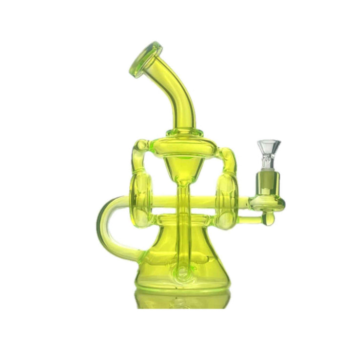 Neon Mega Recycler Bong