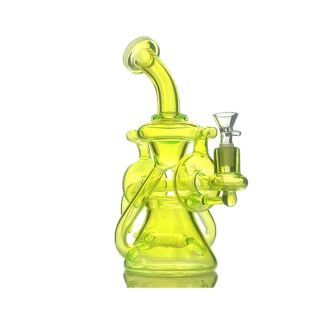 Neon Mega Recycler Bong