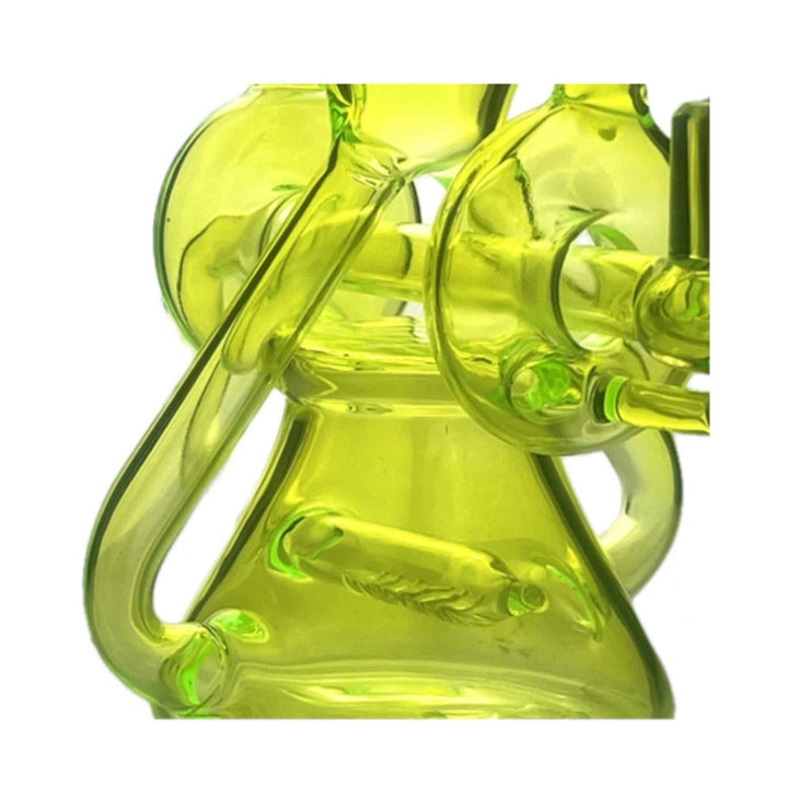 Neon Mega Recycler Bong