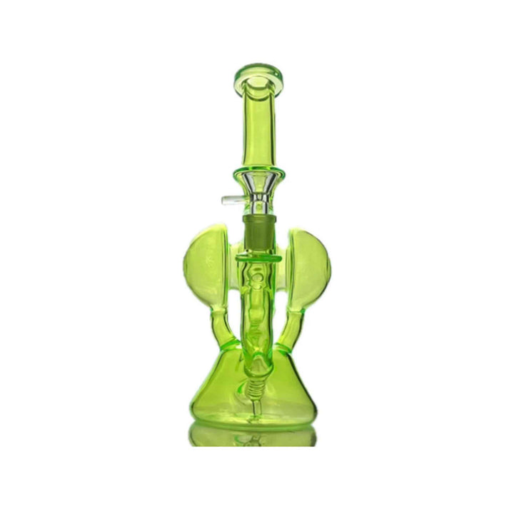 Neon Turbine Recycler Bong