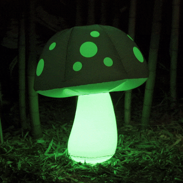 3' LED Inflatable Mushroom