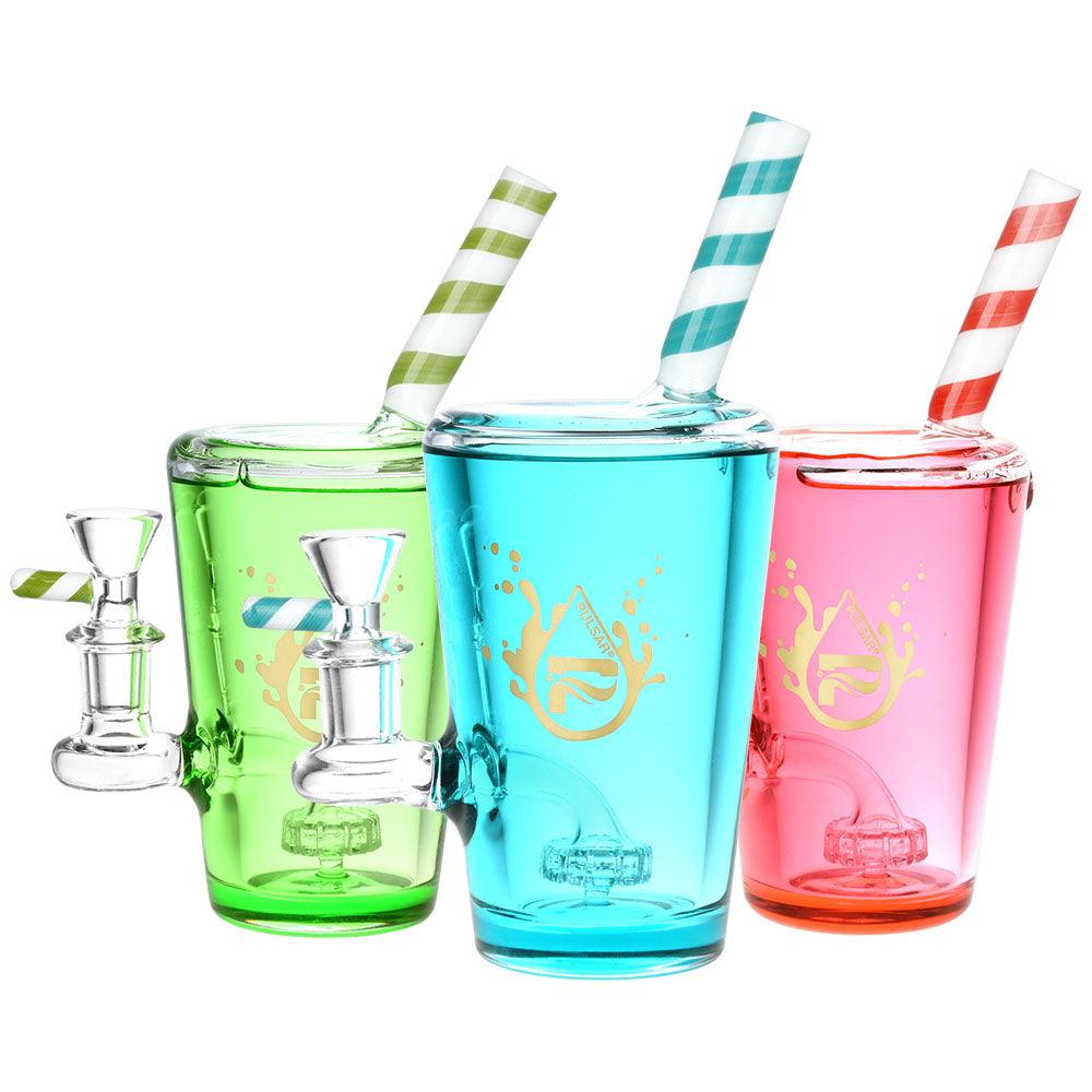 PULSAR GLYCERIN SODA CUP BONG - Cloud Cat