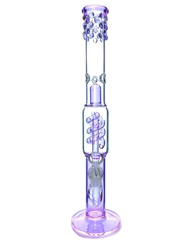 15" PURPLE TWIST BONG