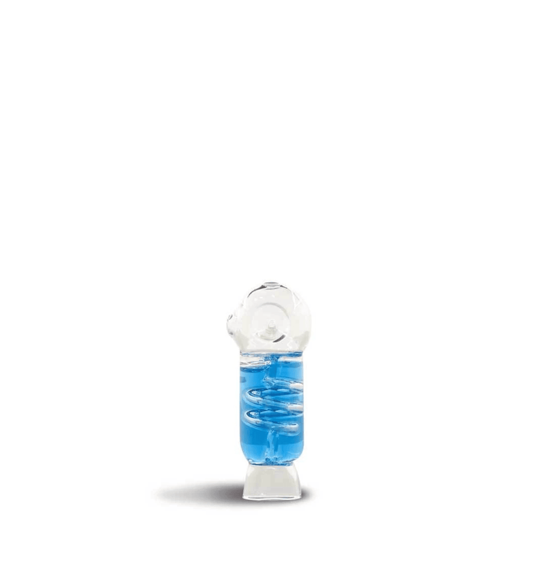 3” GLYCERIN DIAMOND DESIGN HAND PIPE - Cloud Cat