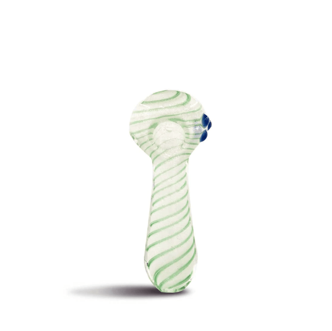 5" GLOW-IN-THE-DARK FANCY HAND PIPE - Cloud Cat