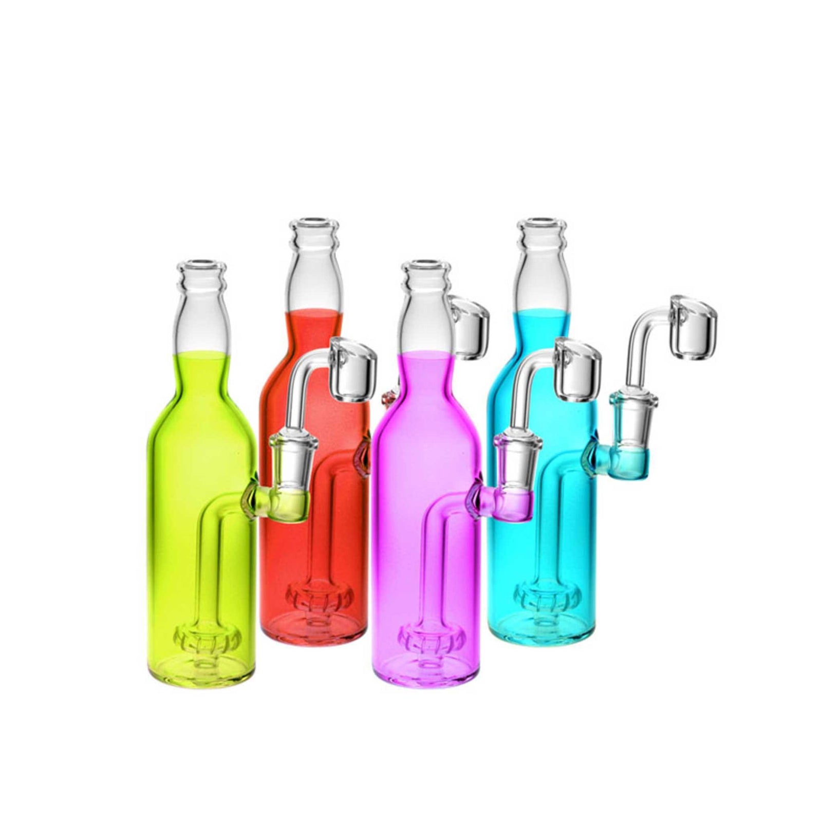 7.5" BRIGHT SODA BOTTLE DAB RIG - Cloud Cat