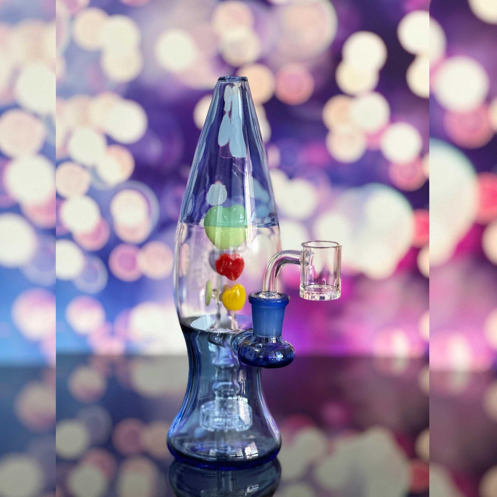 9" PULSAR HEARTS LAVA LAMP RIG - Cloud Cat