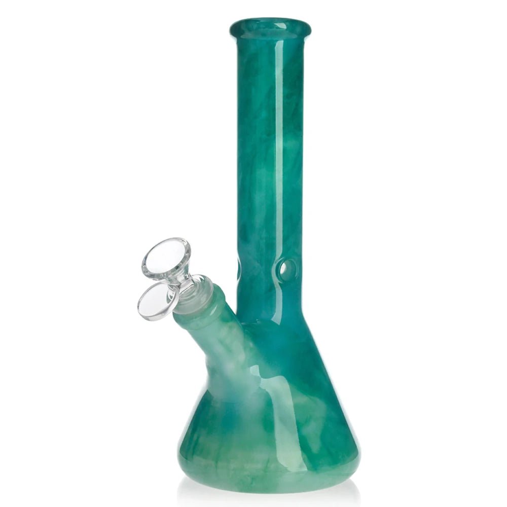 10" MARBLE DESIGN BEAKER BONG