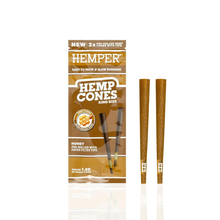 Pre-rolled Hemp Cones - Honey 2pk