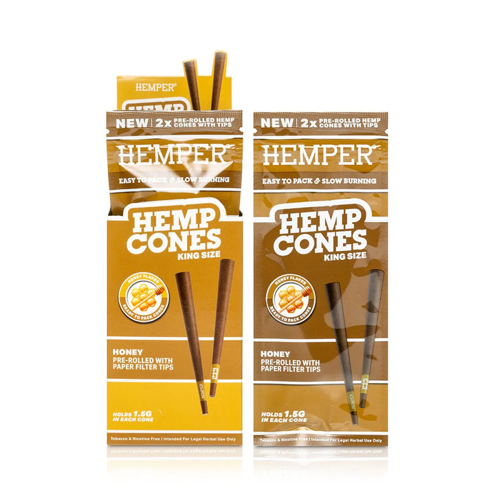 Pre-rolled Hemp Cones - Honey 2pk