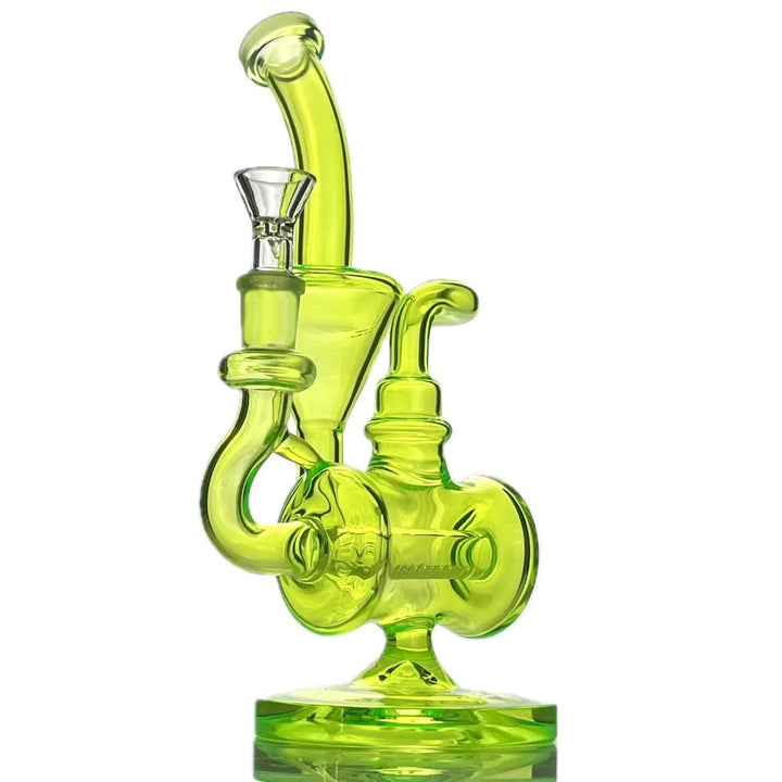 10" NEON TORNADO RECYCLER BONG