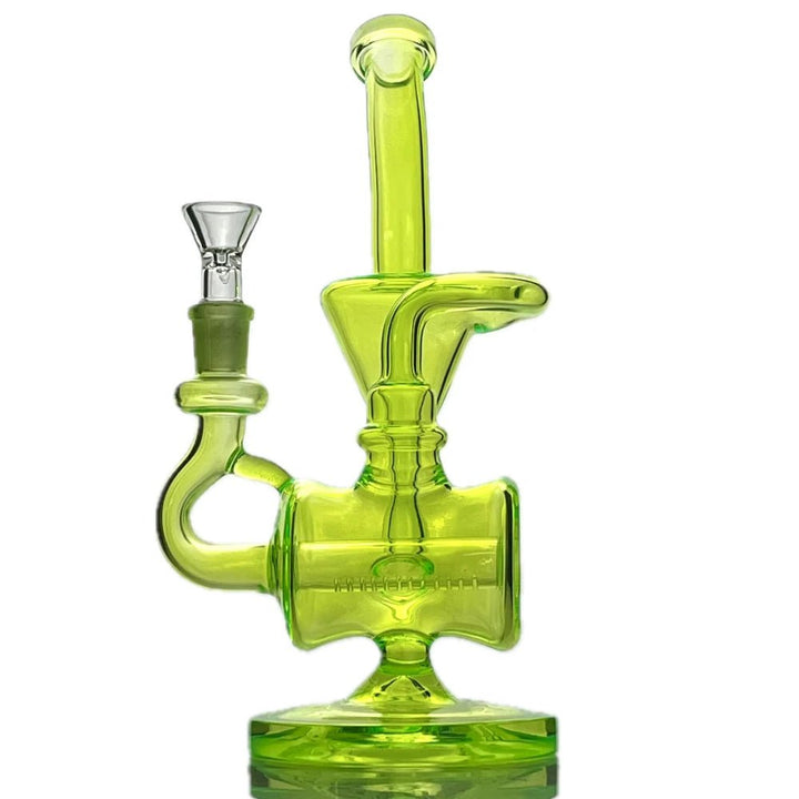 10" NEON TORNADO RECYCLER BONG