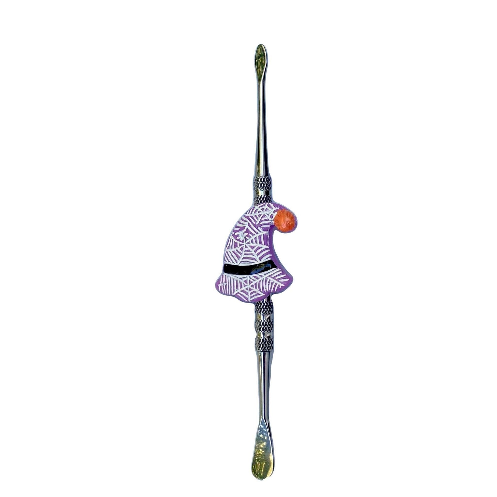 HALLOWEEN STAINLESS STEEL DAB TOOL - PURPLE WITCH HAT - Cloud Cat