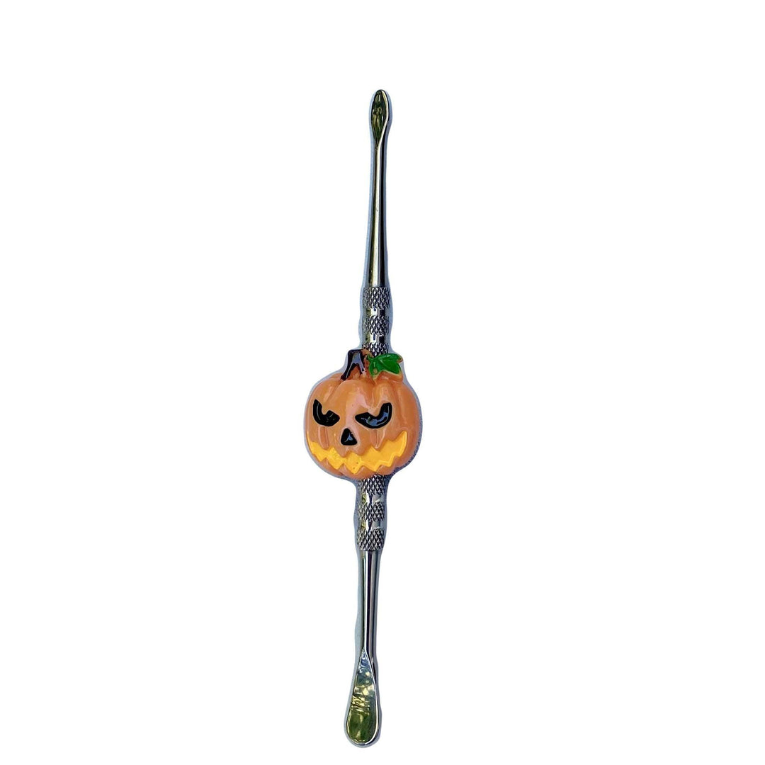 HALLOWEEN STAINLESS STEEL DAB TOOL - SCARY JACK-O-LANTERN - Cloud Cat