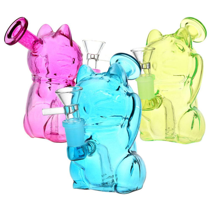 NEON KITTY BUBBLER - Cloud Cat