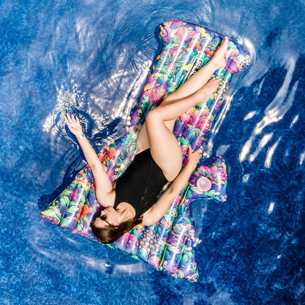 PULSAR NEON SHROOM POOL FLOAT - Cloud Cat