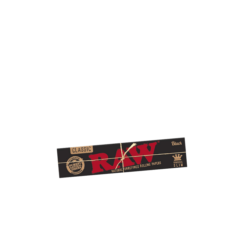 RAW CLASSIC BLACK PAPER - KING SLIM - Cloud Cat