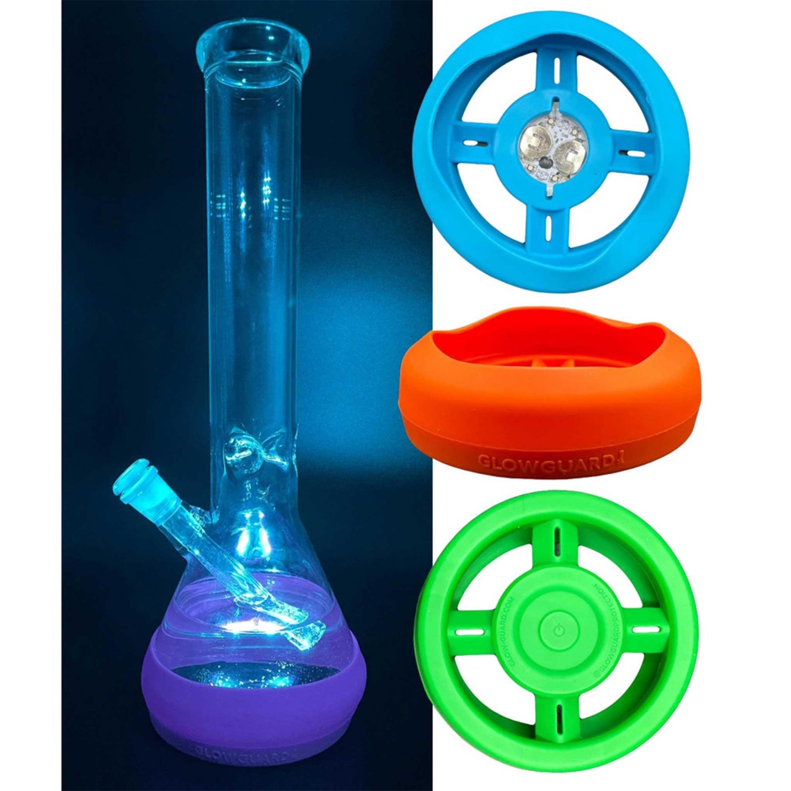SILICONE BASE GLOW SLEEVE - LARGE - Cloud Cat