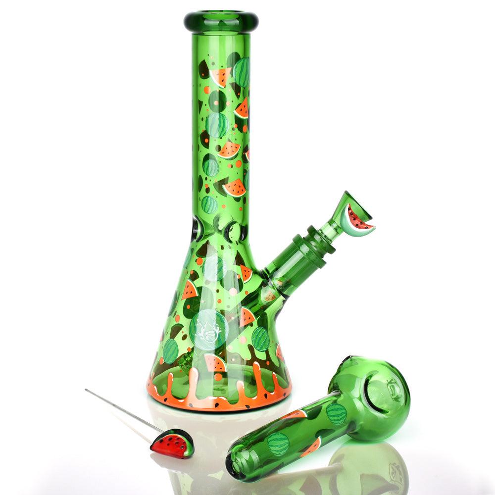WATERMELON ZKITTLES GLOW BONG DUO - Cloud Cat
